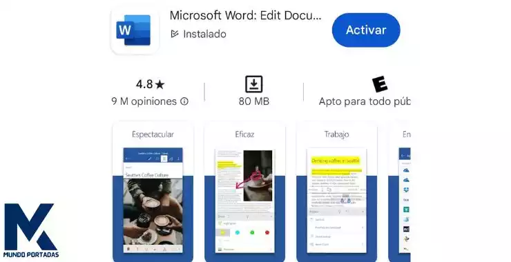 descargar la aplicación de word en el celular # 1