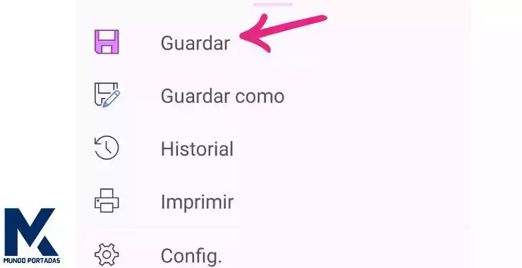 guardar y compartir tu portada desde el celular # 5